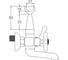Смеситель для ванны IDDIS Jeals JEASB02i02 с керамическим дивертором 6