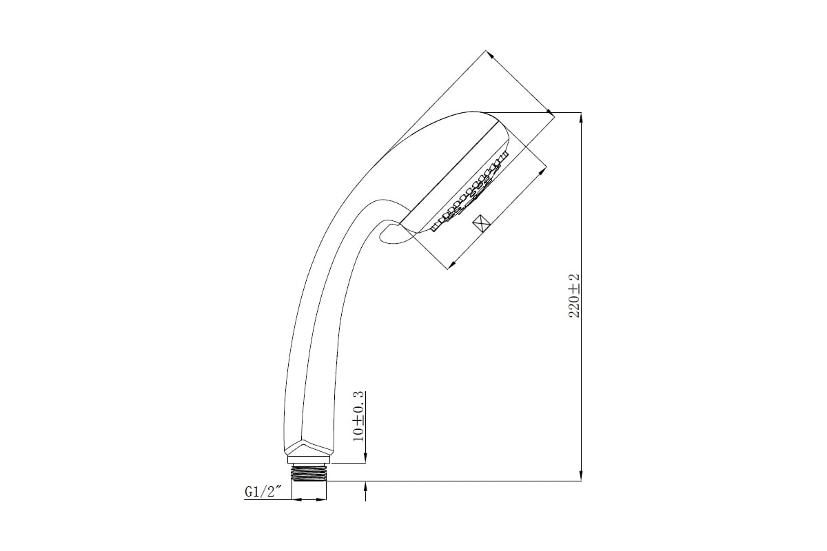 Лейка для душа Milardo 5F, D 85мм, 050 0505F85M18 - выгодная цена ...