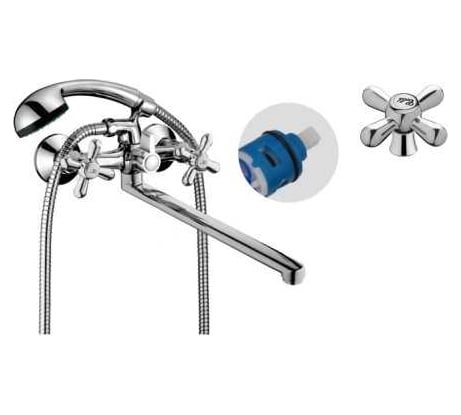 Смеситель для ванны D-Lin с длинным изливом, хром D146819-F