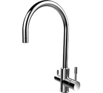 Смеситель для кухни IDDIS Kitchen F KF10STJi05 с каналом для фильтрованной воды, нержавеющая сталь