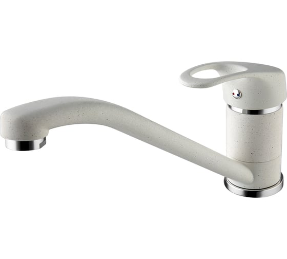 Смеситель для кухни IDDIS Alborg AL5WB0Gi05 granucryl, белый