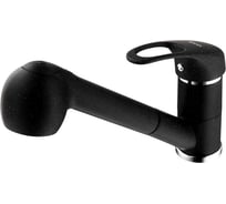 Смеситель для кухни IDDIS Alborg P AP1BB0Gi05 granucryl, черный