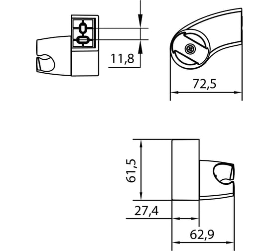 Держатель для лейки IDDIS 040 ID 040CP00I53