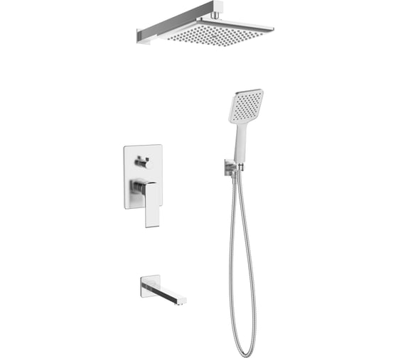 Душевая система скрытого монтажа ESKO Squared Chrome 7in1 SQ 1