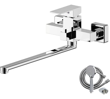Универсальный смеситель для ванны OLIVE'S GRANADA с длинным изливом 05221GN