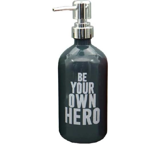 Диспенсер для жидкого мыла Феникс-Презент Magic Home Hero, из обычного стекла 7,5x7,5x21,5см, 1шт. арт. 83293 1