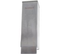 Диспенсер для мыла Nofer прямоугольный из нержавющей стали матовый, 300 мл 03025.S