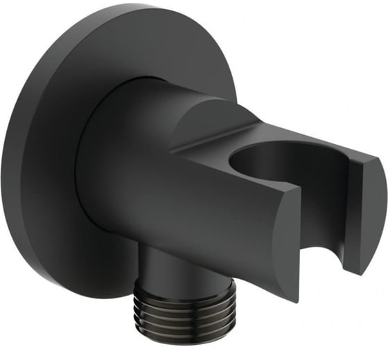 Держатель с подключением душевой лейки Ideal Standard Bc807xg idealrain матовый черный 00000094113