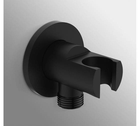 Держатель с подключением душевой лейки Ideal Standard Bc807xg idealrain матовый черный 00000094113