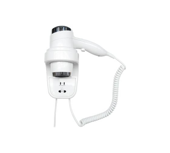 Настенный фен Nofer белый 1800-2200 W 02012.W 1