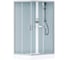 Душевая кабина Gem AM.PM 120x90 см, прямоугольная, профиль матовый хром, стекло прозрачное W90C-404-12090MT 1