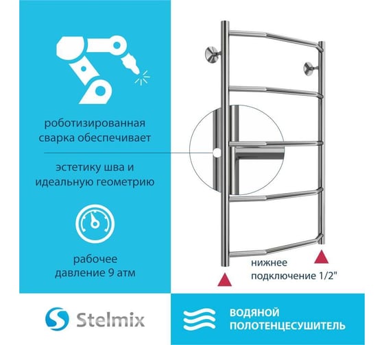 Полотенцесушитель Стелмикс Трапеция П5 500x800 4670078541222