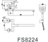 Смеситель для ванны Fmark FS8224 2