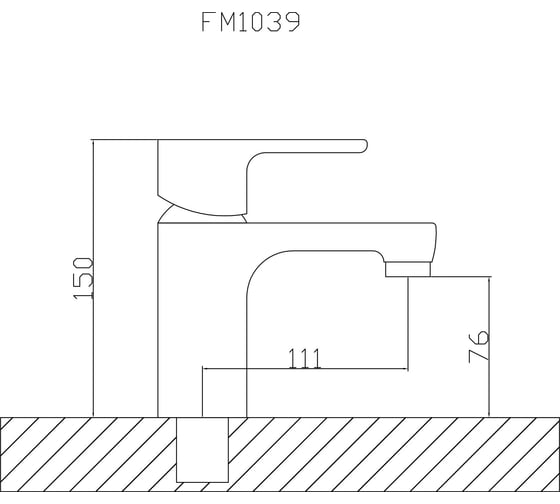 Смеситель для раковины Fmark FM1039