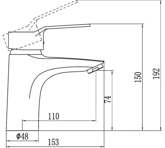 Смеситель для раковины Fmark FM1063