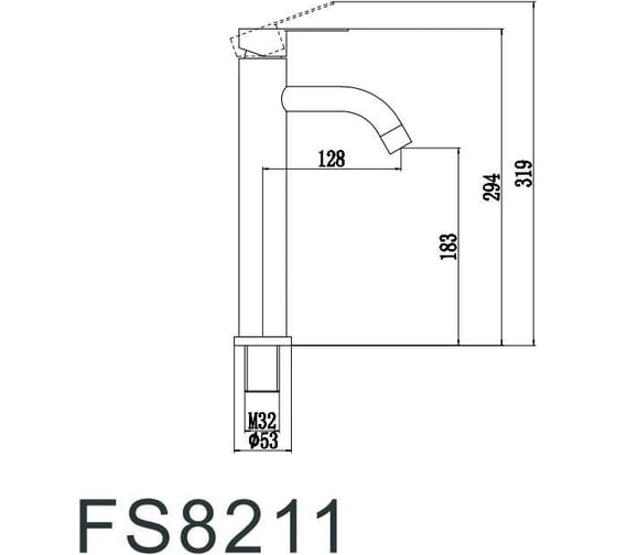 Смеситель для раковины Fmark FS8211