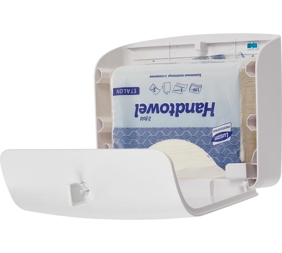 Диспенсер для листовых полотенец Luscan Professional prof etalon z-сложение, белый 151060, 1569733