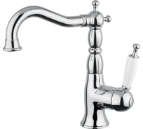 Смеситель для раковины Migliore OXFORD ручка белая, хром 19134