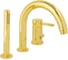 Смеситель на борт ванны Migliore FORTIS GOLD на 3 отверстия, с девиатором, золото 27982 1