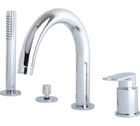 Смеситель на борт ванны Migliore TENESI на 4 отверстия, с девиатором, хром 25423