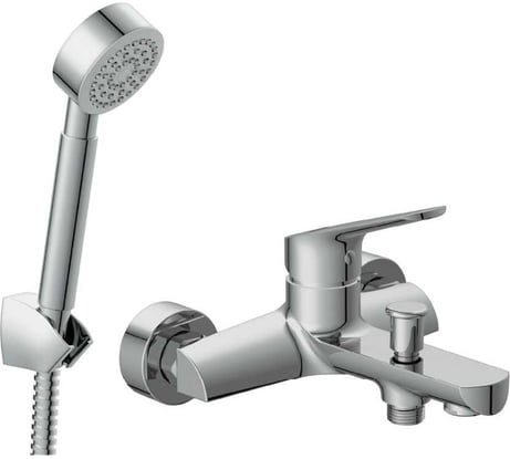 Комплект для ванной Cersanit 2 в 1: смеситель flavis и душевой гарнитур cari 64509