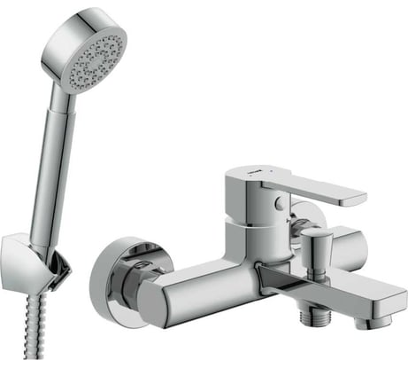 Комплект для ванной Cersanit cari 2 в 1: смеситель smart и душевой гарнитур 64511