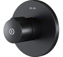 Смеситель для душа AM.PM X-joy touchreel монтируемый в стену, чёрный F85A65722