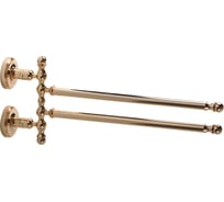 Полотенцедержатель Migliore MIRELLA двойной поворотный L34 cм, золото 17334