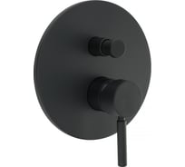 Смеситель Migliore FORTIS скрытого монтажа, 2-х позиционный, с девиатором, черный матовый 30464