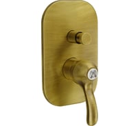 Смеситель Migliore LEM скрытого монтажа, 2-х позиционный, с девиатором, бронза 25871