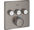 Термостат для встраиваемого монтажа на 3 выхода Grohe Grohtherm SmartControl темный графит матовый 29126AL0 1