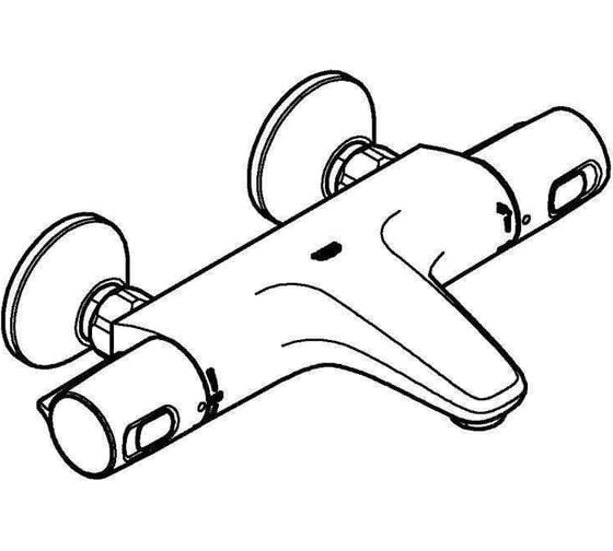 Термостатический смеситель для ванны Grohe Precision Trend New хром 34227002