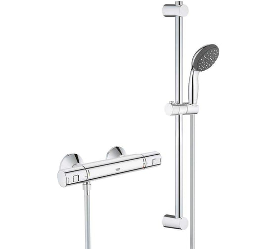Термостатический смеситель для душа Grohe Precision Start с душевым гарнитуром, хром 34597000