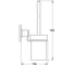 Tуалетный ершик Grohe Allure хром 40340000 3