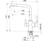 Смеситель для кухни Point белый PN3103W 2
