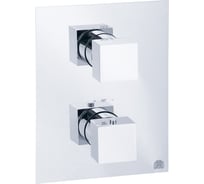 Смеситель Migliore KVANT скрытого монтажа, 2-х позиционный, термостат, с девиатором, хром 18789