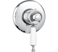 Смеситель Migliore OXFORD скрытого монтажа, термостат, ручка белая, хром 19141