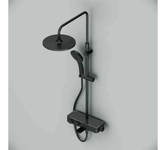 Душевая система AM.PM Inspire v2.0 смеситель с термостатом, верхний душ d 250 F0750A522
