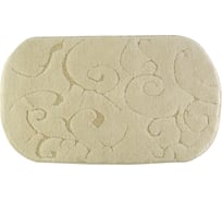 Коврик для ванной комнаты Migliore PROVANCE овальный 60x100 см., кремовый 31942