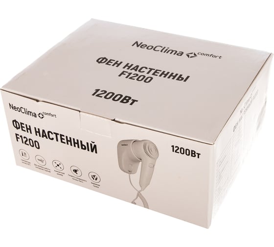 Настенный фен Neoclima F1200 1200ВТ 34254