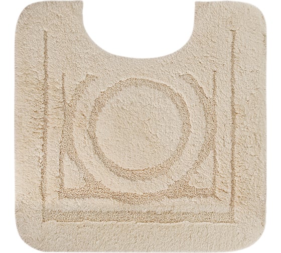 Коврик для WC Migliore COMPLEMENTI 60x60 см., кремовый, узор 4 22973 1