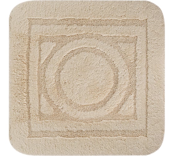 Коврик для ванной комнаты Migliore COMPLEMENTI 60x60 см., кремовый, узор 4 22983