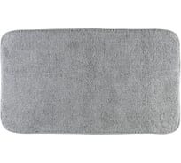 Коврик для ванной комнаты Migliore 60x100 см., без вышивки, серый, окантовка серебро 30756