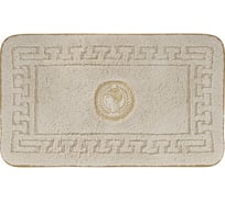 Коврик для ванной комнаты Migliore 60x100 см., логотип АФИНА, кремовый, окантовка золото 30774