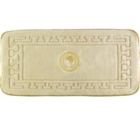 Коврик для ванной комнаты Migliore 60x120 см., логотип АФИНА, кремовый, окантовка золото 31919