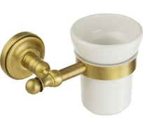 Настенный стакан Migliore MIRELLA керамика/бронза 17156