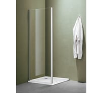 Боковая часть душевого ограждения SANTREK AQUA Lea- SP-1000-G-Chrome 1000х1850 стекло грейп 5 мм, профиль хром 308482