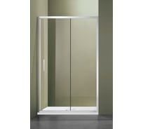 Душевое ограждение SANTREK AQUA Lea- DF-1100-C-Chrome 1100х1850 мм, прямое, стекло прозрачное 5 мм, профиль хром 308512