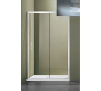 Душевое ограждение SANTREK AQUA Lea- DF-1100-G-Chrome 1100х1850 мм, прямое, стекло грейп 5 мм, профиль хром 308511