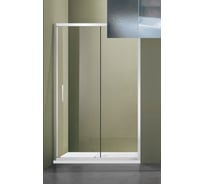 Душевое ограждение SANTREK AQUA Lea- DF-1400-G-Chrome 1400х1850 мм, прямое, стекло грейп 5 мм, профиль хром 308519